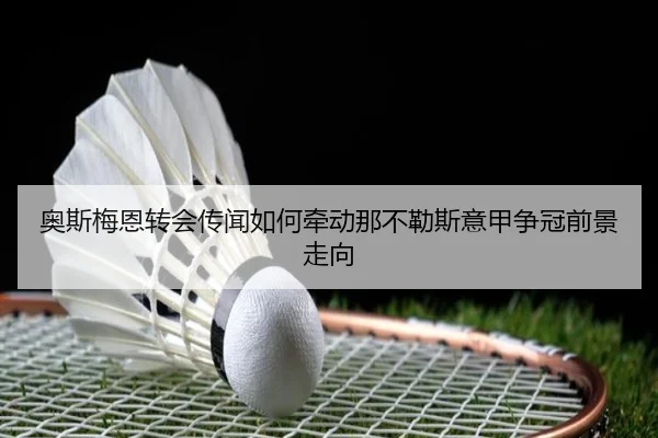 奥斯梅恩转会传闻如何牵动那不勒斯意甲争冠前景走向